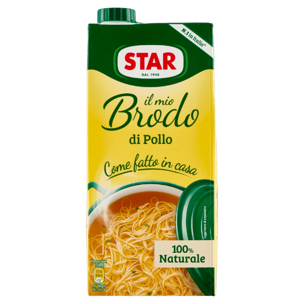 STAR BROTH LIQUID CHICKEN 1 LT (6 in a box)