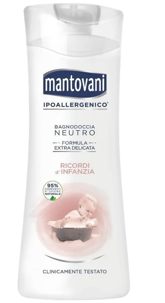 MANTOVANI SHOWER BATH NEUTRO RICORDI D'INFANZIA 400 ML (12 in a box)