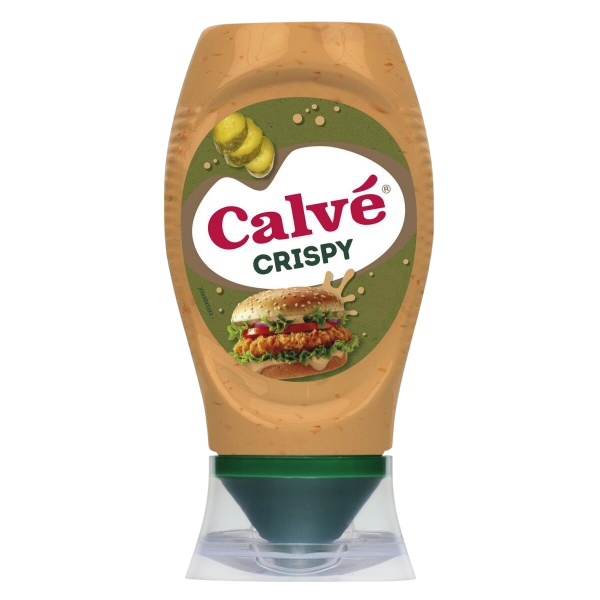 CALVE' SAUCE CRISPY TOP DOWN 250 ML (8 in a box)