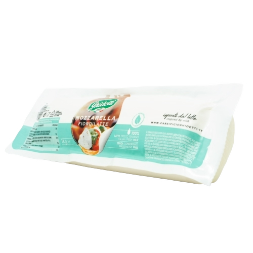 GHIDETTI CHEESE MOZZARELLA FIORDILATTE FILONE VACUUM £9.29 AL KG (1 in a box) PROMO £7.50