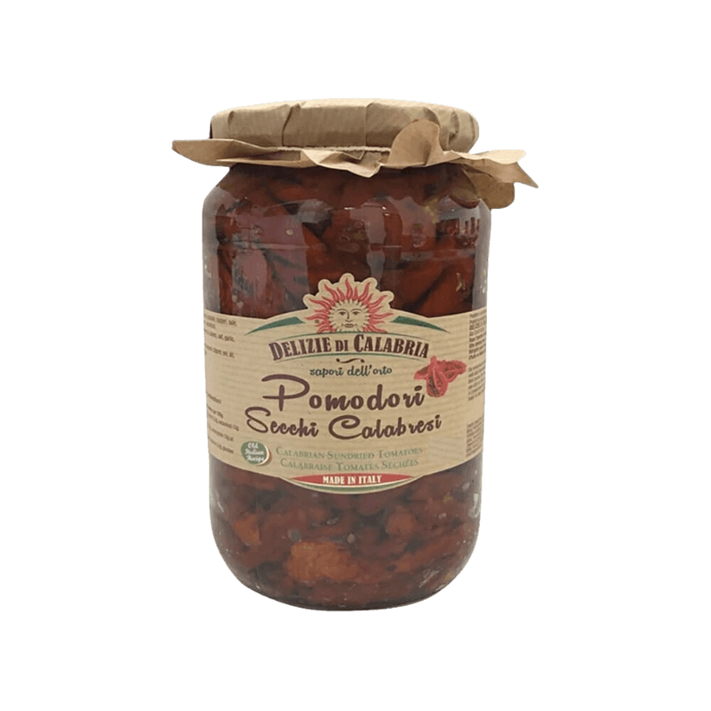 DELIZIE CALABRIA TOMATOES SUNDRIED CALABRIAN IN OIL 530 GR (12 in a box)