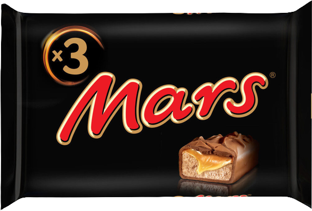 MARS SNACK BARS ORIGINAL X3 135 GR (34 in a box)