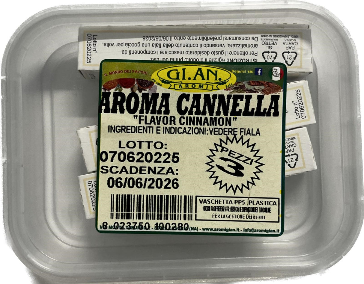 GI. AN. AROMI FLAVOR CINNAMON X3 60 ML (24 in a box)