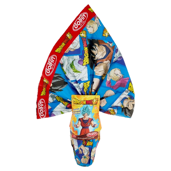 DOLFIN EASTER EGGS MILK CHOCOLATE DRAGONBALL 220 GR (14 in a box)