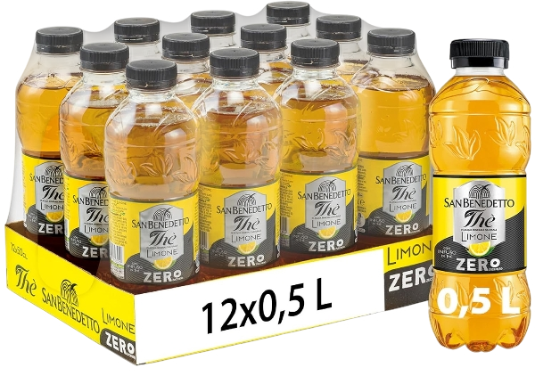 SAN BENEDETTO ZERO TEA LEMON PET 500 ML (12 in a box)