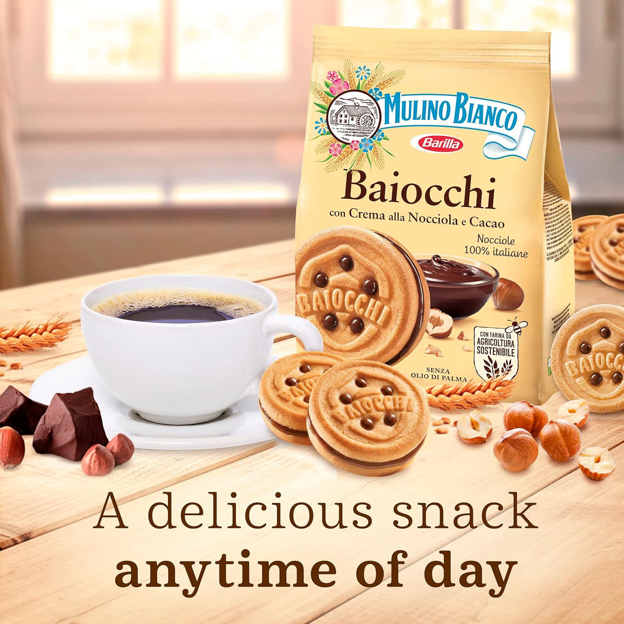 MULINO BIANCO BISCOTTI BAIOCCHI 260 GR (10 in a box)