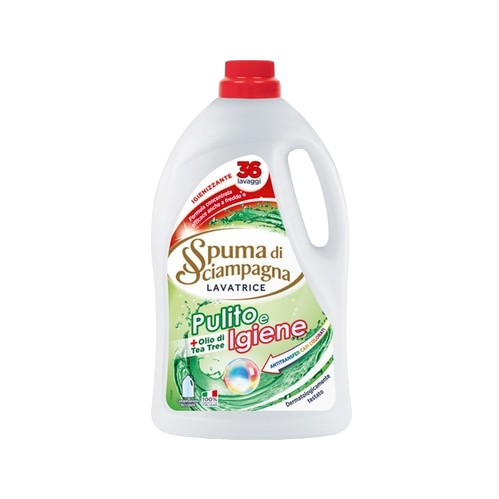 SPUMA DI SCIAMPAGNA LAUNDRY DETERGENT PULITO E IGIENE 36 WASHES 1.62 LT (8 in a box)