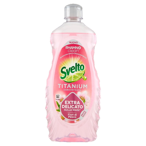 SVELTO DISH DETERGENT CONCENTRATED TITANIUM PEACH 650 ML (12 in a box)