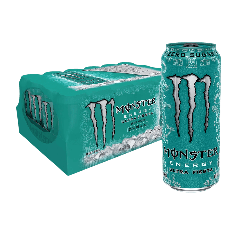 MONSTER ENERGY ZERO SUGAR ULTRA FIESTA CANS 500 ML (24 in a box )