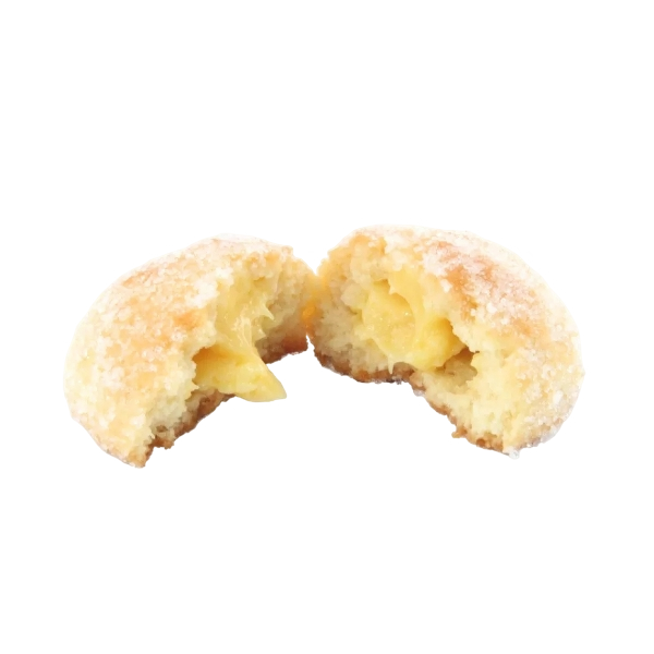 CASTAGNOLE DI CARNEVALE STUFFED CREAM RICOTTA AND PEAR 180 GR (16 in a box)