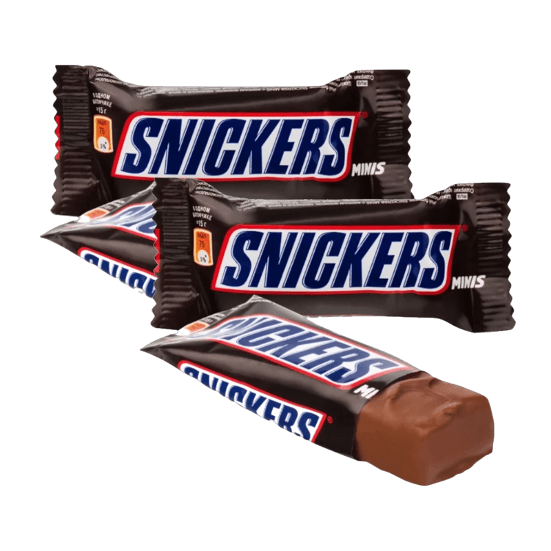 SNICKERS SNACK BARS MINIS ORIGINAL X12 227 GR (24 in a box)