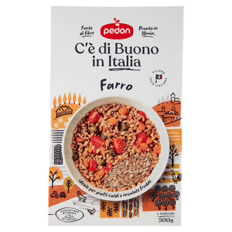 PEDON DRIED SPELT 500 GR (6 IN A BOX)