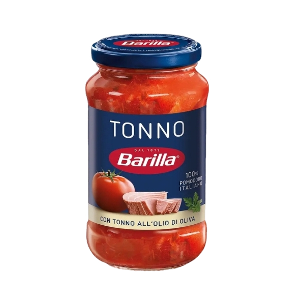 BARILLA PASTA SAUCE TUNA 400 GR (6 in a box)
