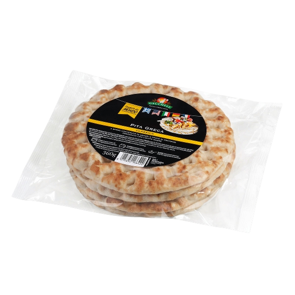 GECCHELE BREAD PANE GRECO PITA GRECA 360 GR (9 in a box)