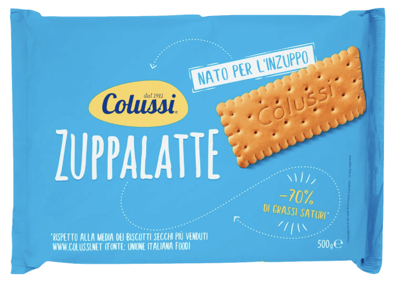 COLUSSI BISCOTTI ZUPPALATTE 500 GR (12 in a box)