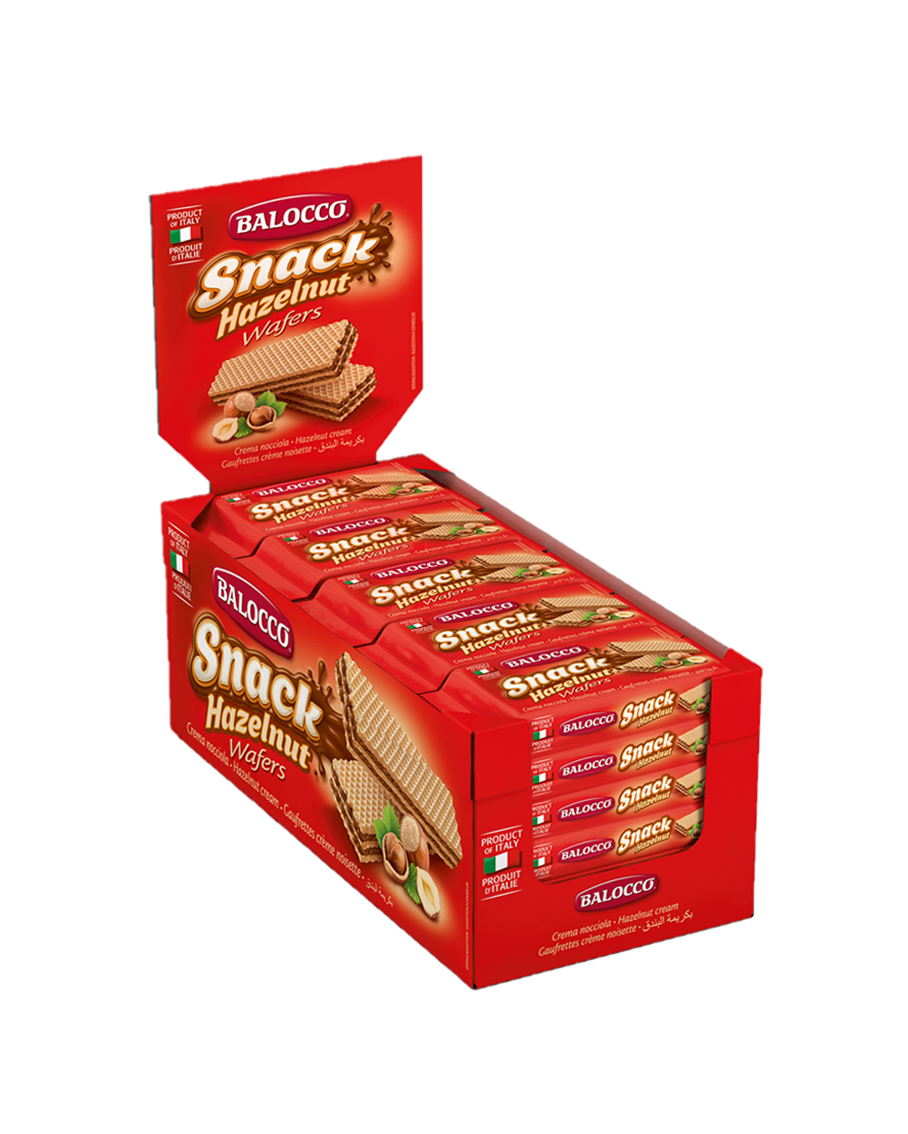 BALOCCO EXPO WAFER HAZELNUT 45 GR X30 (1 in a box)