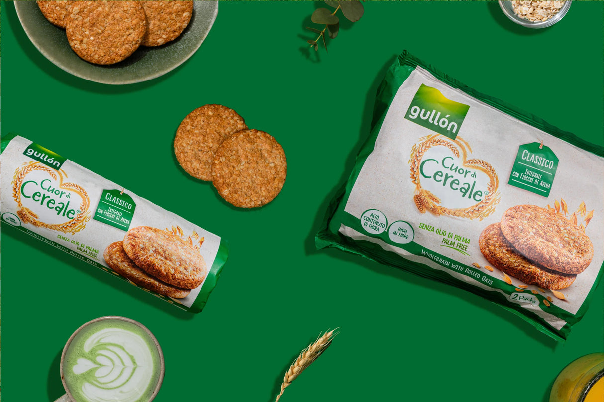 GULLON BISCOTTI CUOR DI CEREALE TRADIZIONALE X2 560 GR (8 in a box)