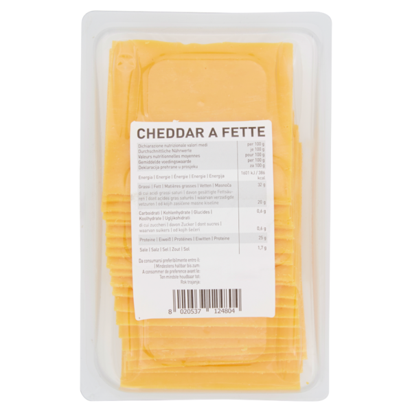 CHEESE MATURE CHEDDAR SLICE 50X 20 GR (1 in a box)