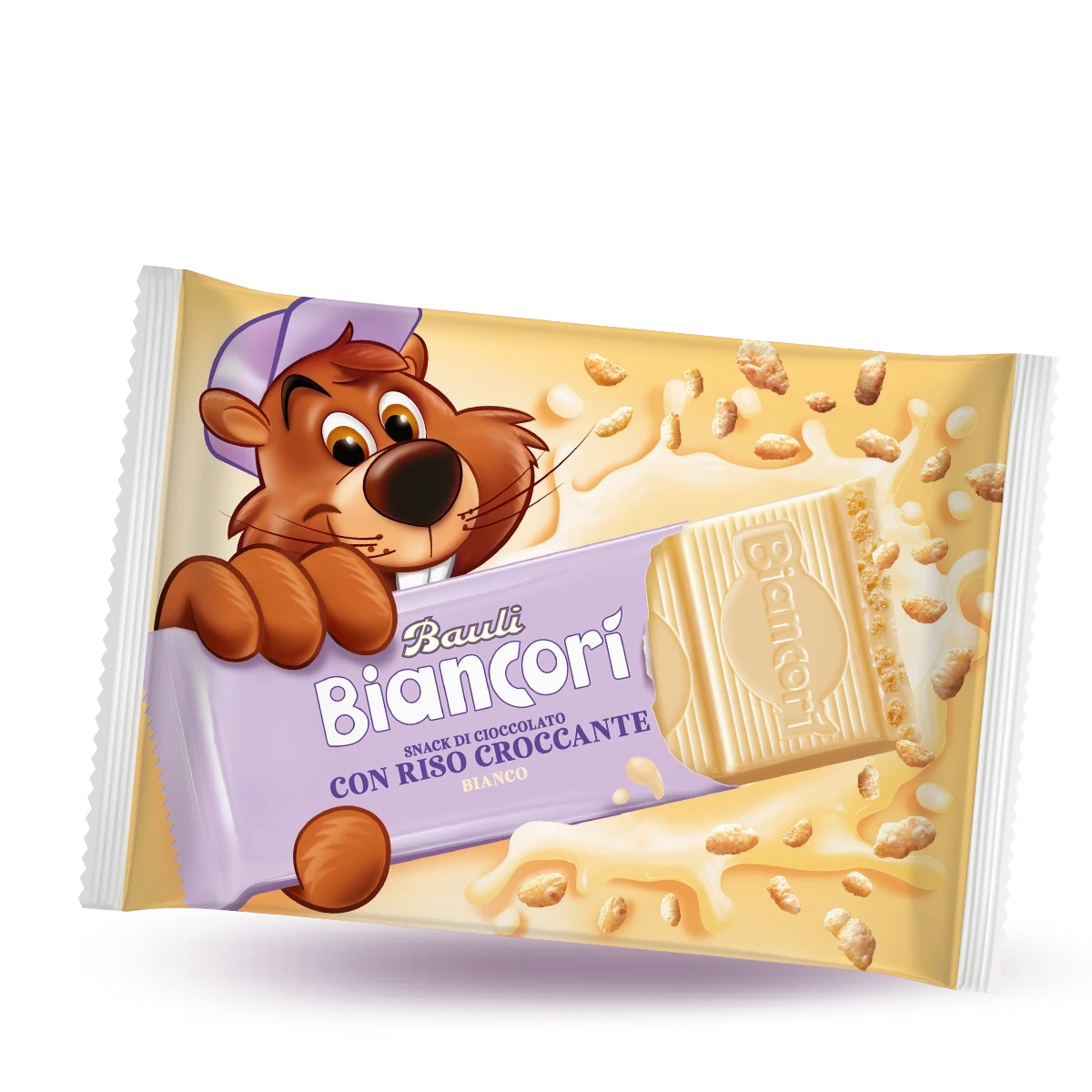 BAULI SNACK BARS CHOCOLATE WHITE BIANCORI' MULTIPACK X5 110 GR (20 in a box)