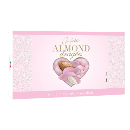 MAXTRIS CONFETTI ALMOND PINK 500 GR (6 in a box)