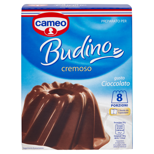 CAMEO PREPARED FOR PUDDING CHOCOLATE 180 GR (8 in a box)