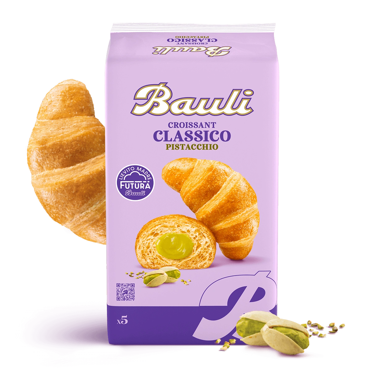 BAULI CROISSANT PISTACHIO X5 250 GR (12 in a box)