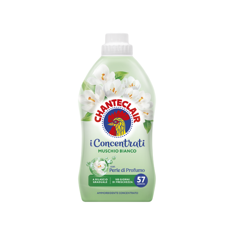 CHANTECLAIR I CONCENTRATI SOFTENER WHITE MUSK 57 WASHES 1 LT (8 in a box)