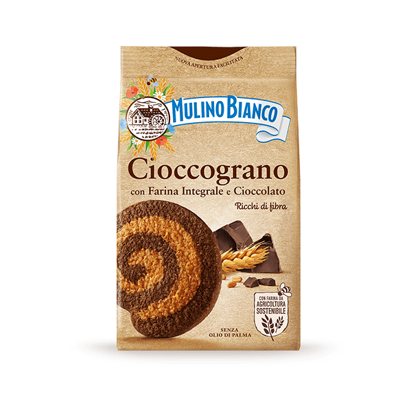 MULINO BIANCO BISCOTTI WHOLEMEAL CIOCCOGRANO 330 GR (24 in a box)