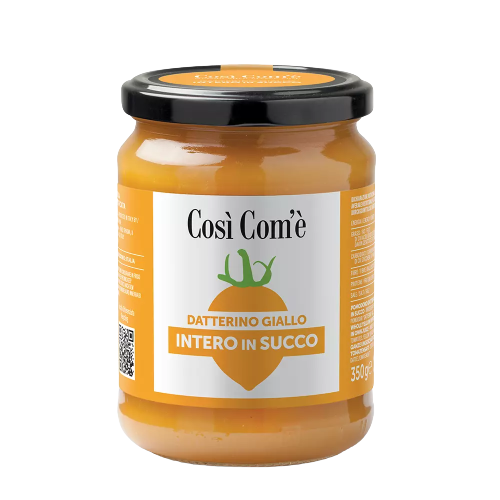 COSI' COME' TOMATO DATTERINO YELLOW WHOLE 350 GR (12 in a box)