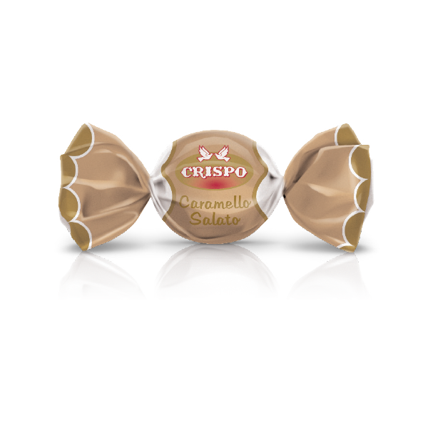 CRISPO PRALINES SALTED CARAMEL 115 GR (12 in a box)