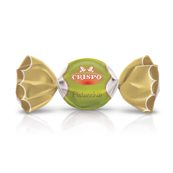CRISPO PRALINES CHOCOLATE PISTACHIO CREAM 250 GR (12 in a box)