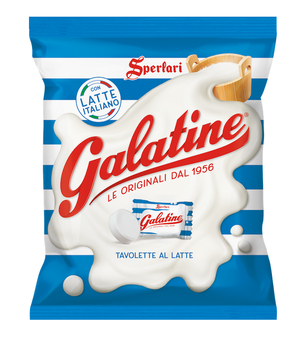 GALATINE CANDY MILK 125 GR (30 in a box)