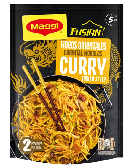 MAGGI FUSIAN ORIENTAL INSTANT NOODLES CURRY 130 GR (12 in a box)