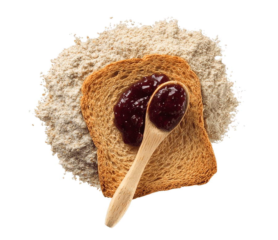 MISURA FIBRE EXTRA BAKERY RUSKS FETTE BISCOTTATE WHOLEMEAL X42 320 GR (12 in a box)