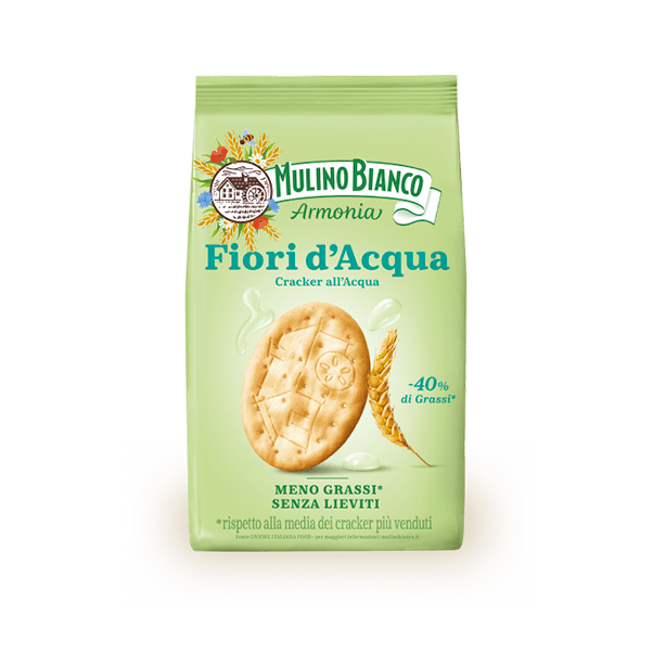 MULINO BIANCO ARMONIA CRACKERS FIORI D'ACQUA 250 GR (12 in a box)