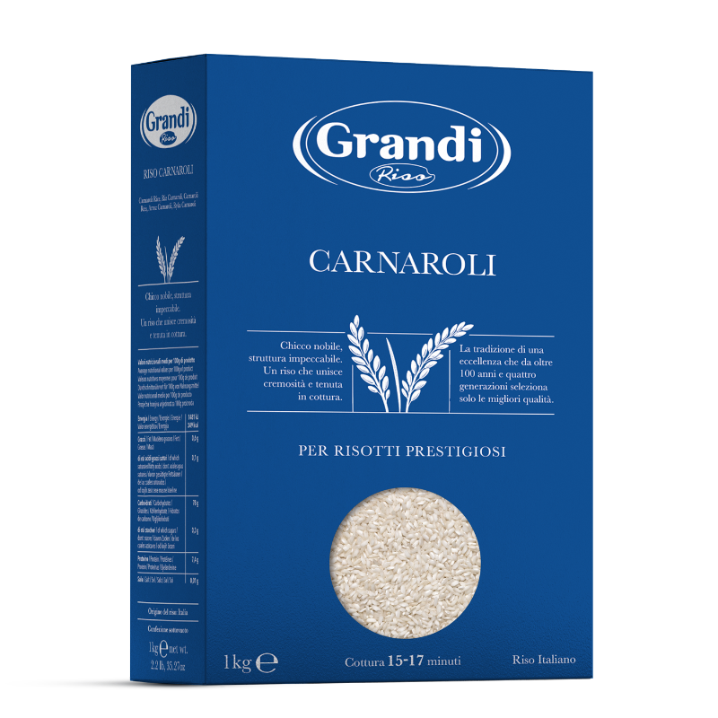 GRANDI RISO RICE CARNAROLI 1 KG (12 in a box)