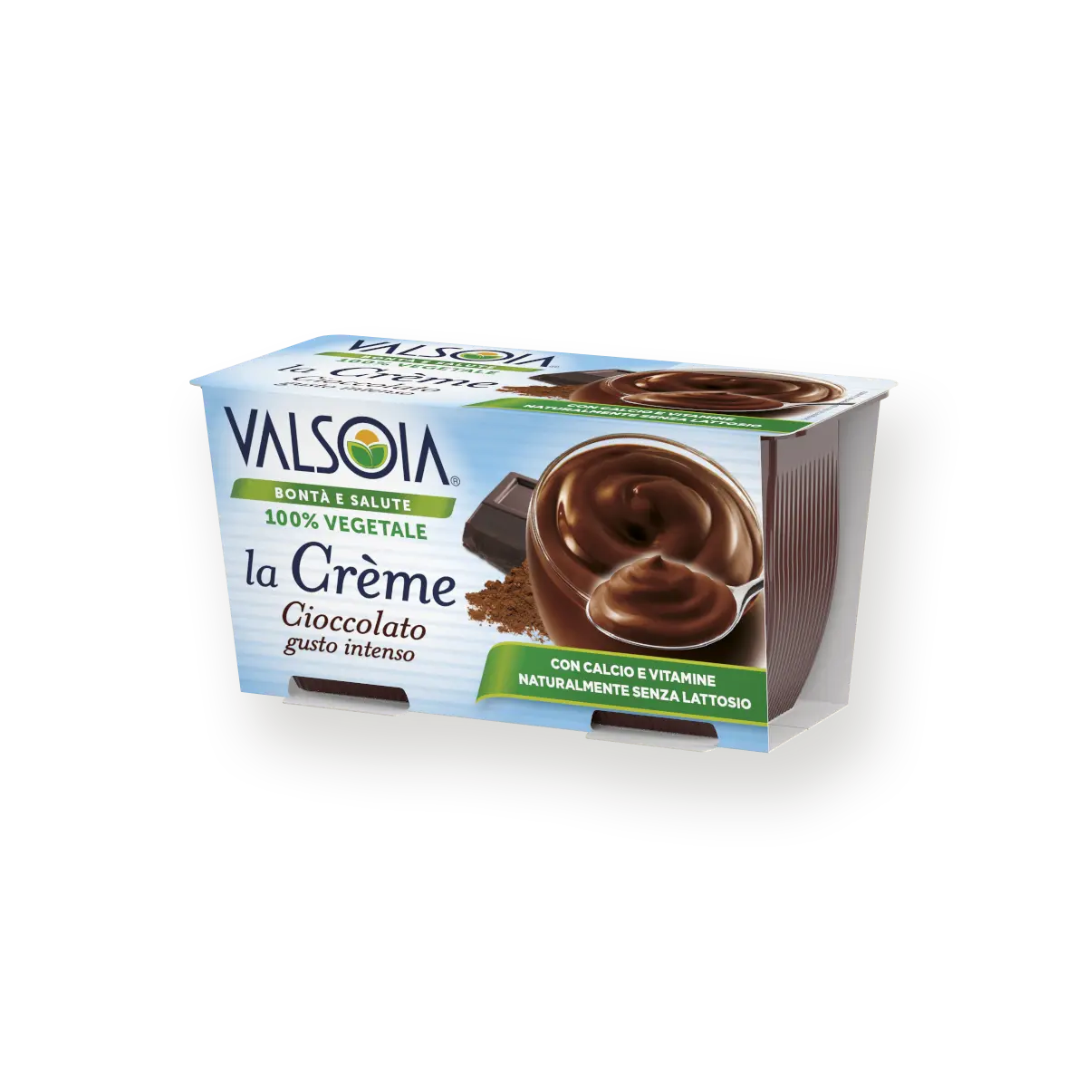 VALSOIA DESSERT LA CREME CIOCCOLATO X2 230 GR (12 in a box)