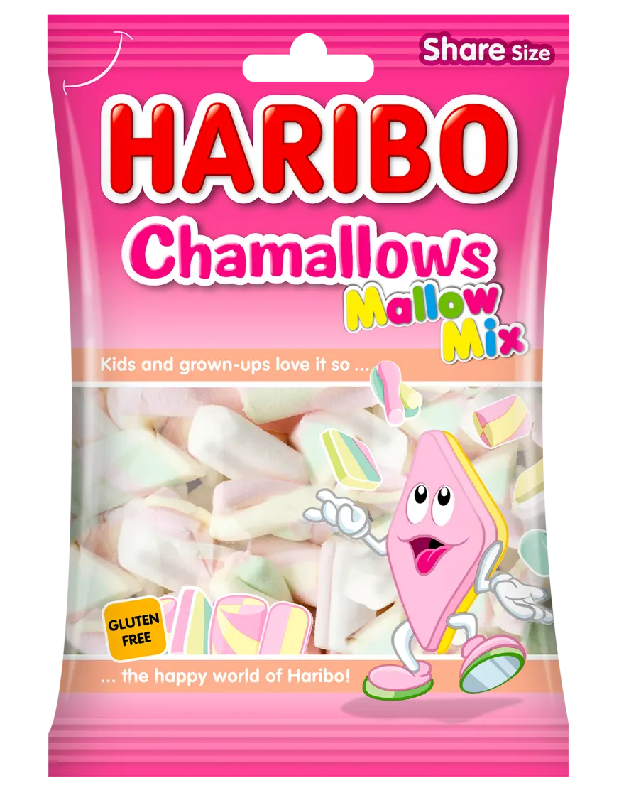 HARIBO CANDY CHAMALLOWS MALLOW MIX 150 GR (12 in a box)