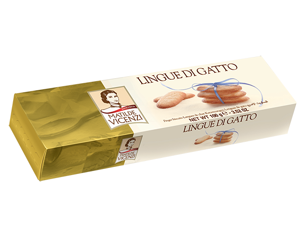VICENZI BISCOTTI MINIVOGLIE BISCOTTI LINGUE DI GATTO 100 GR (12 in a box)