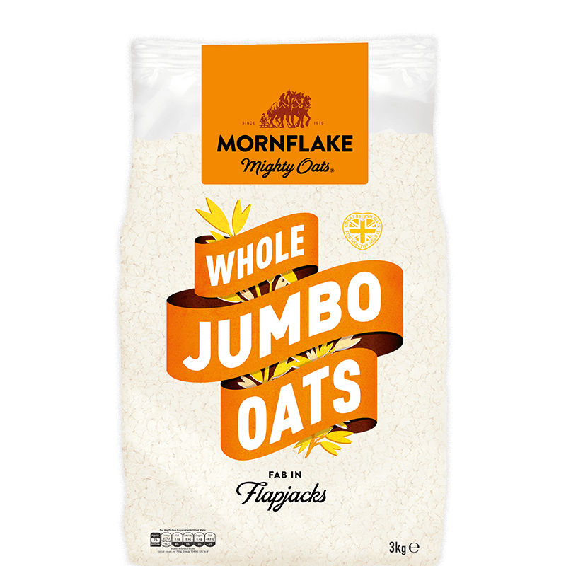 MORNFLAKE WHOLE JUMBO OATS 3 KG (1 in a box)