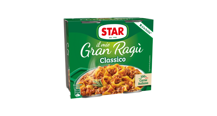 STAR GRAN RAGU' PASTA SAUCE CLASSIC TIN 180 GR X2 (12 in a box)