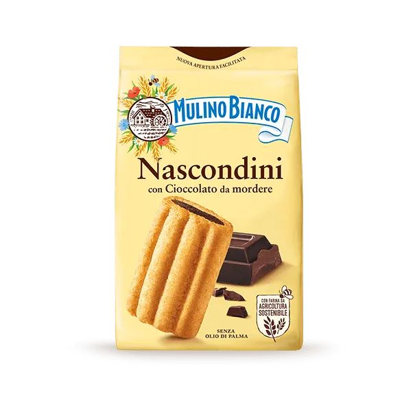 MULINO BIANCO BISCOTTI NASCONDINI 330 GR (12 in a box)