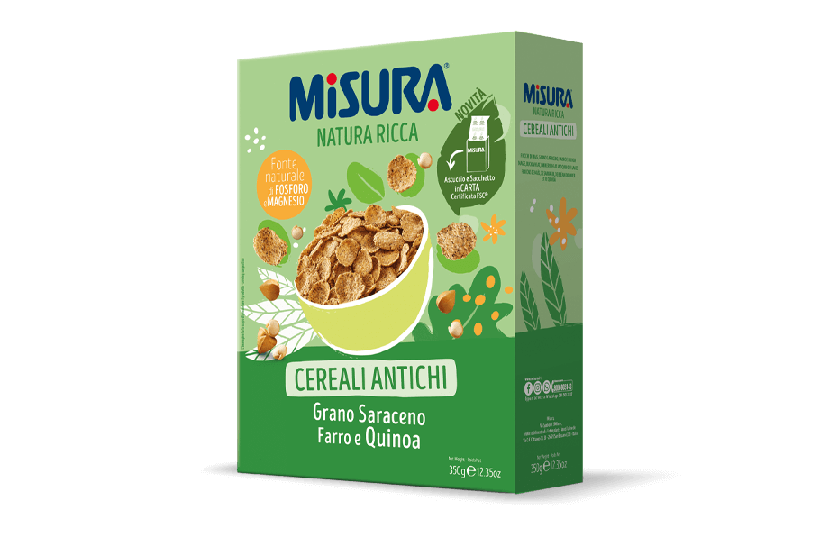 MISURA PLANT BASED CEREALS CEREALI ANTICHI 350 GR (10 in a box)
