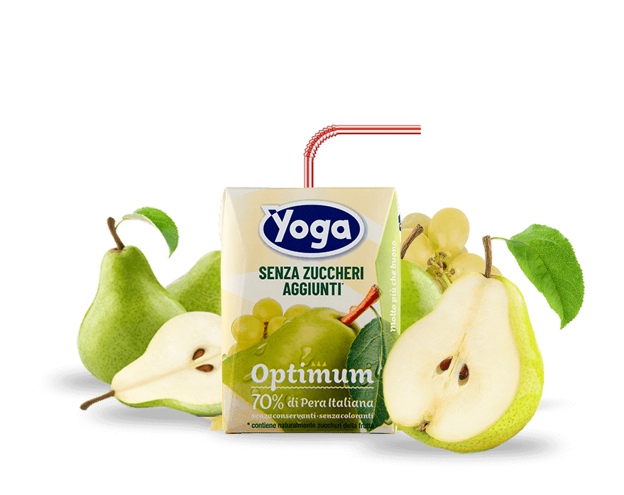 YOGA OPTIMUM SUGAR FREE FRUIT JUICE PEAR BRICK 200 ML X3 (8 in a box)