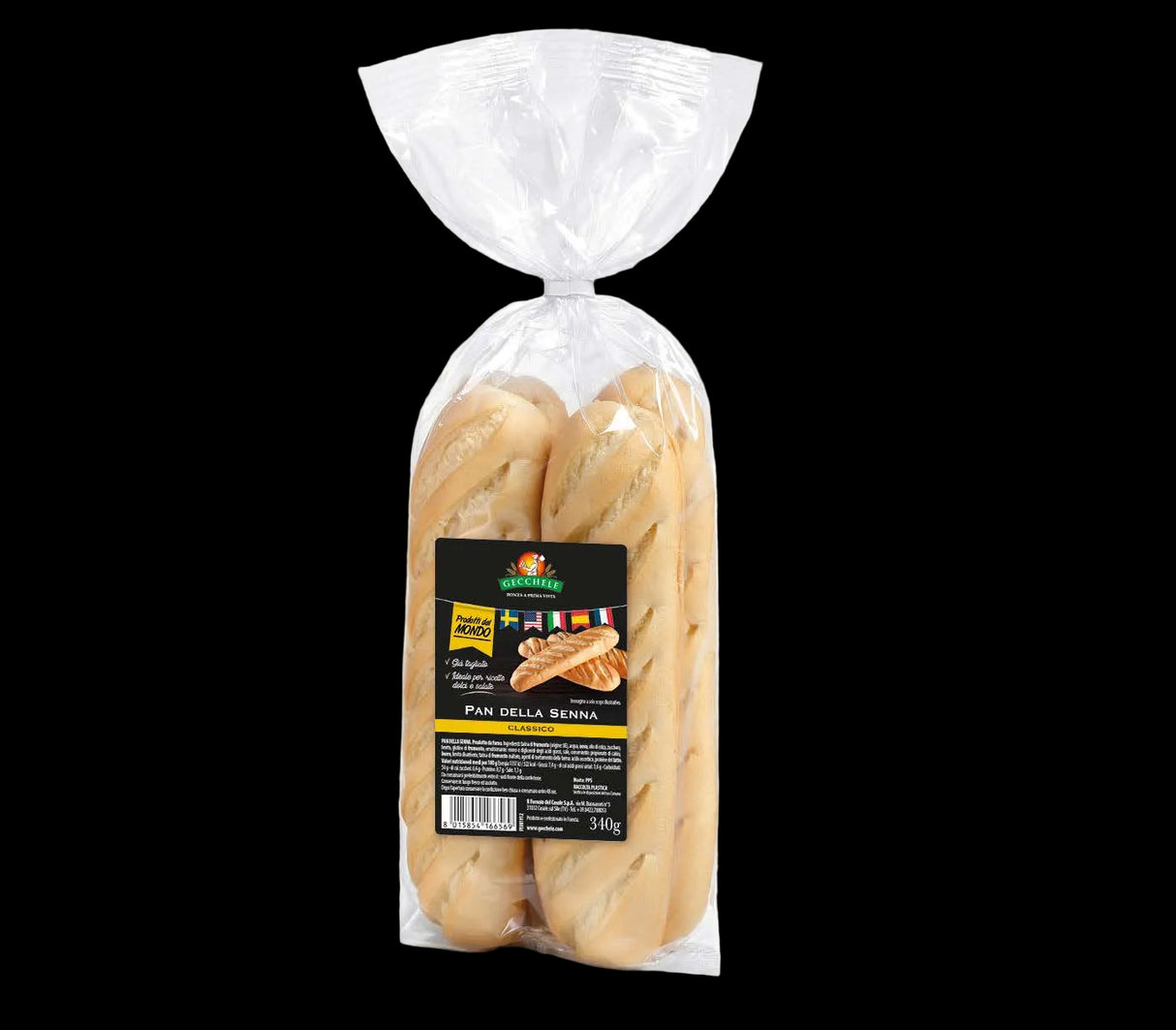 GECCHELE BREAD PAN DELLA SENNA 370 GR (7 in a box)