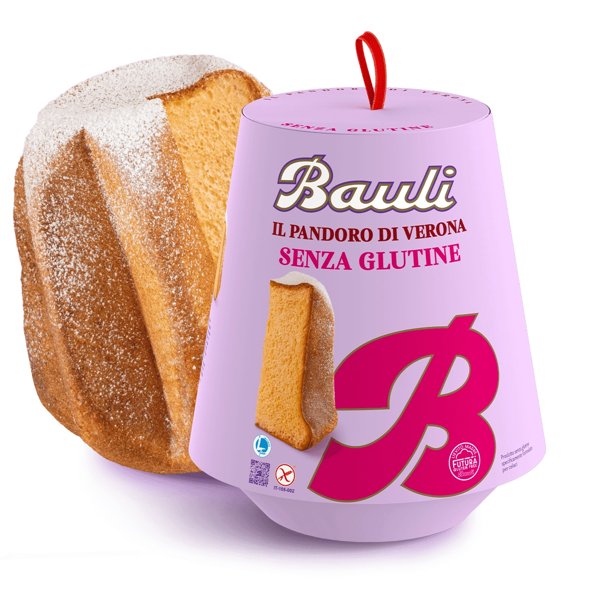 BAULI PANDORO DI VERONA GLUTEN FREE 500 GR (6 in a box)