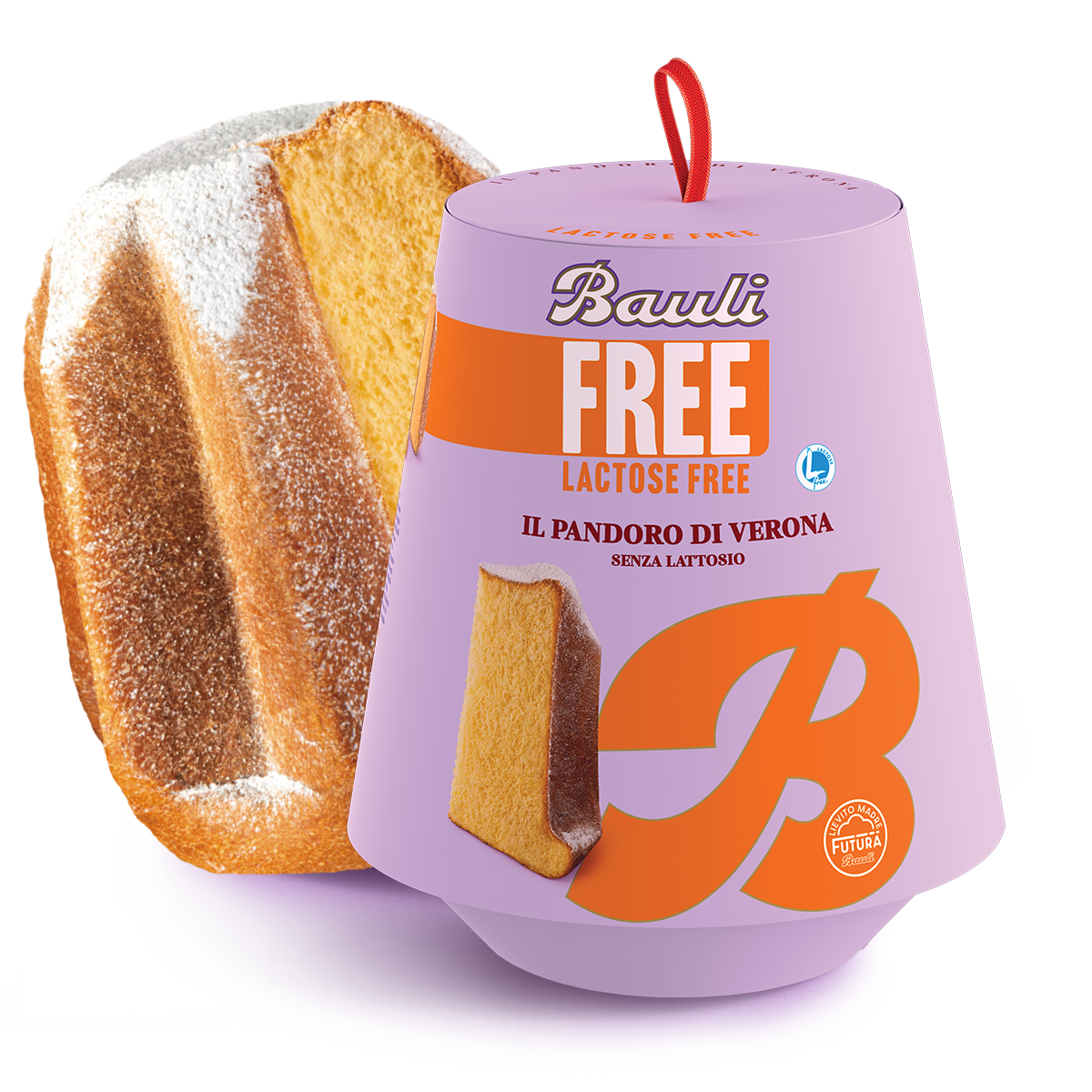BAULI PANDORO DI VERONA WITHOUT LACTOSE 750 GR (8 in a box)