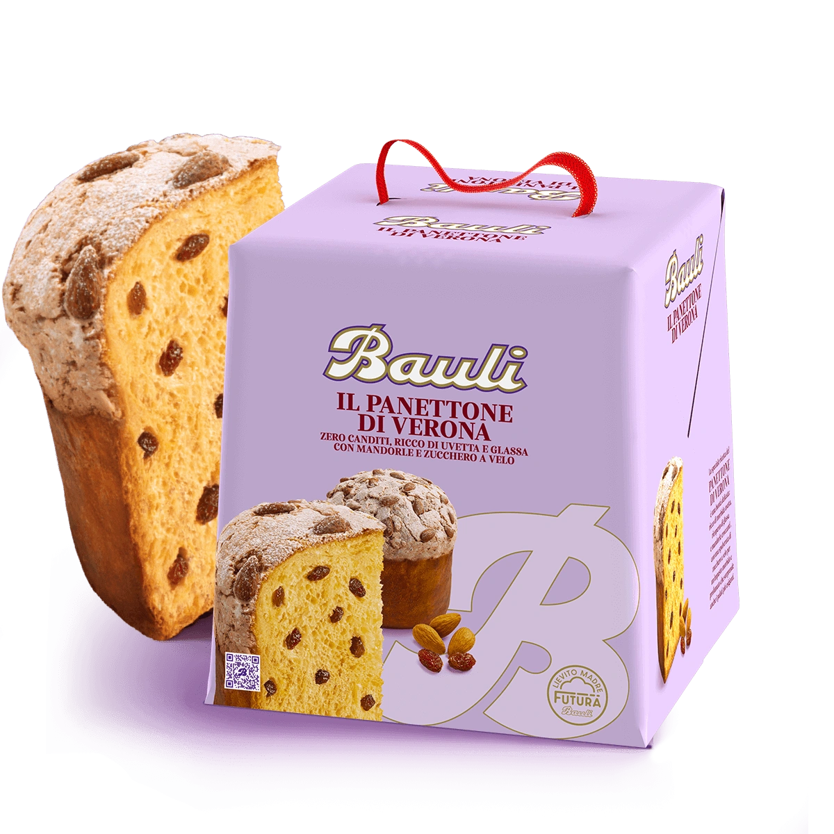 BAULI PANETTONE DI VERONA WITHOUT CANDIED FRUITS 1 KG (16 in a box)