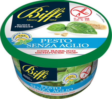 BIFFI FRESH PESTO GENOVESE WITHOUT GARLIC 140 GR (6 in a box)