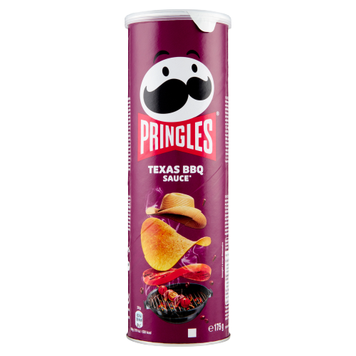 PRINGLES CRISPS BARBECUE TEXAS BBQ SAUCE TUBE 175 GR (9 in a box)